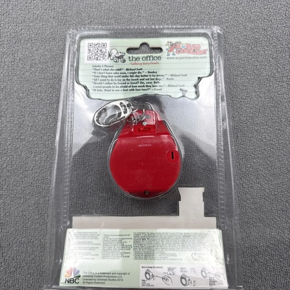 World's Coolest MICHAEL - THE OFFICE Talking Keychain TV Show Quotes